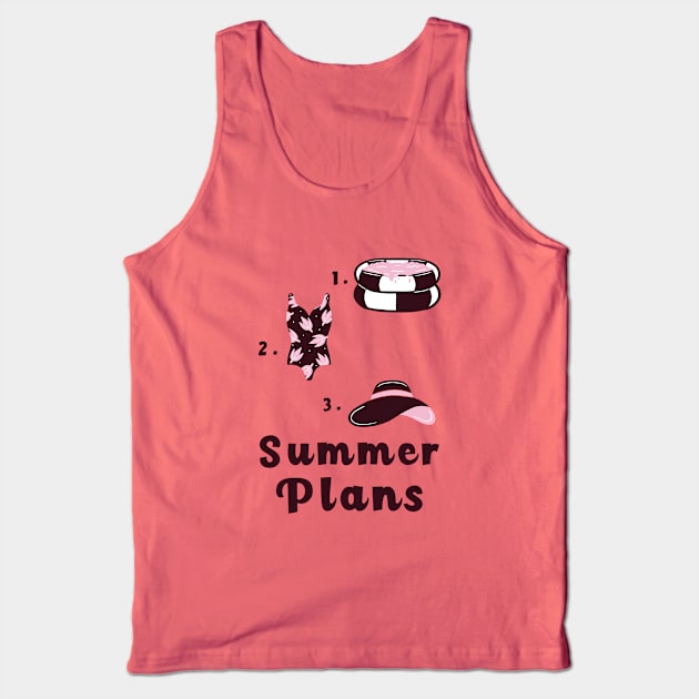 SUMMER PLANS Tank Top by TheAwesomeShop